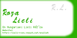 roza lieli business card